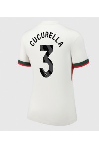 Fotbalové Dres Chelsea Marc Cucurella #3 Dámské Venkovní Oblečení 2025-26 Krátký Rukáv